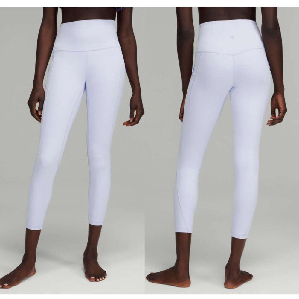 Lululemon Align High-Rise Pants with Pockets 25" in Pastel Blue